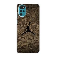 Чехлы для Motorola MOTO G22 - с картинкой JORDAN (AlphaPrint) (Logo Jordan)