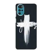 Чехол для Motorola MOTO G22 (AlphaPrint) - (Христианские) (Иисус)