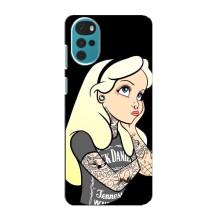 Чохол з друком для Motorola MOTO G22 - (Мода) (AlphaPrint) (Дівчина в тату)