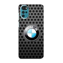 Чехол для Мото G22 - с принтом БМВ (AlphaPrint) (Знак БМВ)