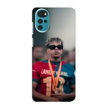 Чехол с футболистом Ламин Ямаль Motorola MOTO G22 (Ямаль Барса)