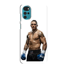 Чехол с картинкой Александр Усик для Motorola MOTO G22 – Усик на белом