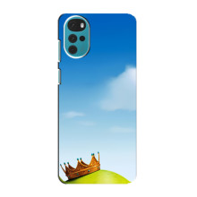 Чехол с мультфильмом Шрек на Motorola MOTO G22 – Голова Шрека