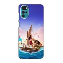 Чехол с мультфильмом Моана Motorola MOTO G22 (Моана и Мауи)