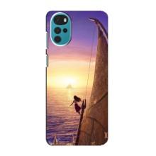 Чехол с мультфильмом Моана Motorola MOTO G22 (Моана в море)