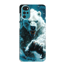 Чехол с картинкой «Хищники» для Motorola MOTO G22 – Медведь