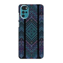 Силиконовый Чехол на Motorola MOTO G22 (Крутой орнамент)