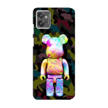 Чохли для Motorola MOTO G23 - Bearbrick Louis Vuitton (PREMIUMPrint) (Яскравий Bearbrick)