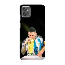 Чохли для Motorola MOTO G23 (Leo чемпіон) (AlphaPrint) (Кубок Мессі)