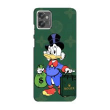 Чехли для Motorola MOTO G23 - Скрудж МакДак Louis Vuitton (PREMIUMPrint) (Богата Утка)