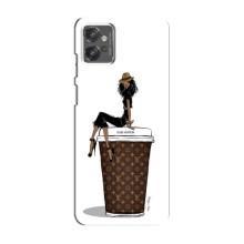 Чохли Луі Вітон для Motorola MOTO G23 (AlphaPrint - LOUIS VUITTON) (кава LOUIS VUITTON)