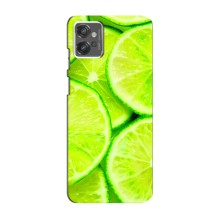 Чохли з фруктами для Motorola MOTO G23 (VPrint) (Лайм)