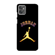 Чохли для Motorola MOTO G23 - з картинкою JORDAN (AlphaPrint) (Jordan Gold)