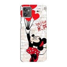 Чохол Disney Mouse Motorola MOTO G23 (PREMIUMPrint) (Heart Minni)