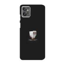 Чохол Майнкрафт на Motorola MOTO G23 (AlphaPrint) Minecraft (Овечка Майнкрафт)