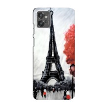 Чохол Ейфелева Вежа Motorola MOTO G23 - (AlphaPrint) (Вежа в Парижі)