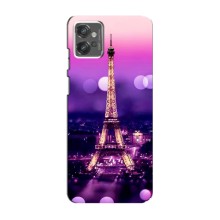 Чохол Ейфелева Вежа Motorola MOTO G23 - (AlphaPrint) (Париж Башня)