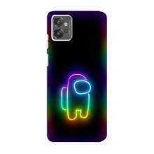 Чохли Амонг Ас для Motorola MOTO G23 (AlphaPrint) (Яскравий скін)
