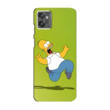 Чjхол з Сімпсонами для Motorola MOTO G23 (VPrint) (Гомер Сімпсон)