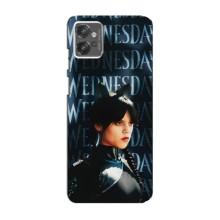 Чохли Венсдей на Motorola MOTO G23 Уенсдей (AlphaPrint) (Венздей кішка)