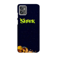 Чехол с мультфильмом Шрек на Motorola MOTO G23 – Шрек лого