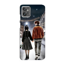 Чохол з дизайном Венздей 2 на Motorola MOTO G23 – Венздей і Тайлер