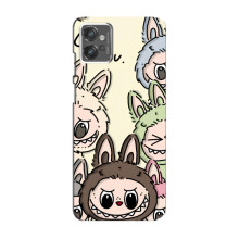 Чохол з Лабубу на Motorola MOTO G23 – Колаж Лабубу