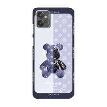 Круті Чохли Луі Віттон для Motorola MOTO G23 (AlphaPrint) (Медведик LV)