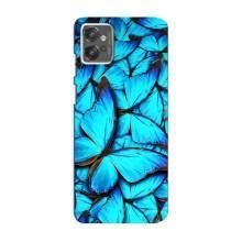 Силіконовий бампер з картинкою звірів для Motorola MOTO G23 (Крила метеликів)