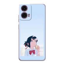 Чехол с персонажами АНИМЕ на Motorola MOTO G24 Power – Мицуха