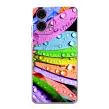 Чехлы (ART) Цветы на Motorola MOTO G24 Power (VPrint) (Семицветик)