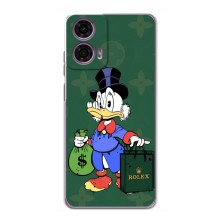 Чехлы для Motorola MOTO G24 Power - Скрудж МакДак Louis Vuitton (PREMIUMPrint) (Богатая Утка)