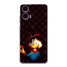 Чехлы для Motorola MOTO G24 Power - Скрудж МакДак Louis Vuitton (PREMIUMPrint) (Скрудж с бриллиантом)