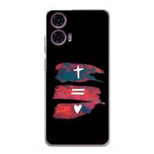 Чехлы для Motorola MOTO G24 Power (Для Христиан) – Атрибутика