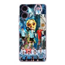 Чехлы Месси для Motorola MOTO G24 Power (AlphaPrint) (Аргентина Месси)