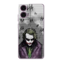 Чехлы с картинкой Джокера на Motorola MOTO G24 Power – Joker клоун