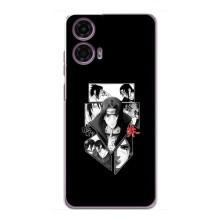Чехлы с картинкой Итачи Учиха на Motorola MOTO G24 Power – Коллаж Итачи