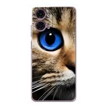 Чехлы с Котиками для Motorola MOTO G24 Power (VPrint) (Глаз кота)