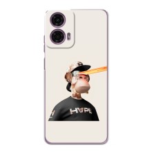 Чехлы с Обезьянами NFT для Motorola MOTO G24 Power (AlphaPrint) (обезьяна NFT в очках)