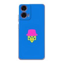 Чехлы для Motorola MOTO G24 Power  Укр. Символика (AlphaPrint) (Шапка на гербу)