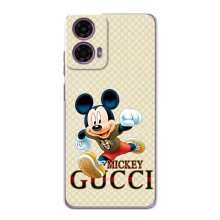 Чехол Disney Mouse Motorola MOTO G24 Power (PREMIUMPrint) (Mikki Gucci)