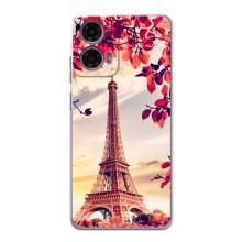 Чехол с Эйфелевой башней на Motorola MOTO G24 Power – Paris photo