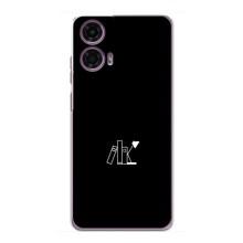Чехол с картинками на черном фоне для Motorola MOTO G24 Power – Книжки