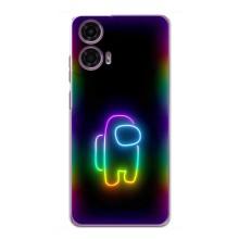 Чехол Амонг Ас для Motorola MOTO G24 Power (AlphaPrint) (Яркий скин)