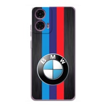 Чехол для Моторола Мото Джи 24 Павер - с принтом БМВ (AlphaPrint) (Лого BMW)