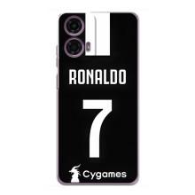 Чехол Криштиану Роналду для Motorola MOTO G24 Power (AlphaPrint) (RONALDO 7)