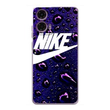 Чехол для Motorola MOTO G24 Power - с принтом Найк (AlphaPrint) (Найк принт)