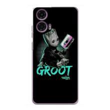 Чехол Супергерои Марвел на Моторола Мото джи 24 Павер (Groot)