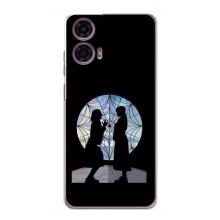 Чехлы Венсдей на Motorola MOTO G24 Power Уэнсдей (AlphaPrint) (комната Уэнздей)