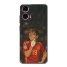 Чехол с футболистом Ламин Ямаль Motorola MOTO G24 Power (Ямаль аниме)